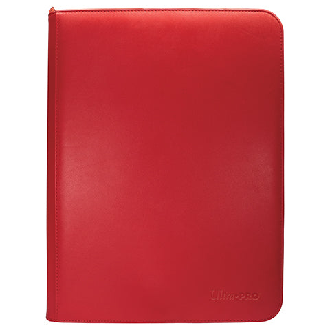 Ultra Pro 9 Pocket PRO Binder Zippered 9 Vivid Red Album