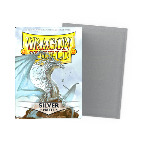 Dragon Shield Matte Sleeves Silver