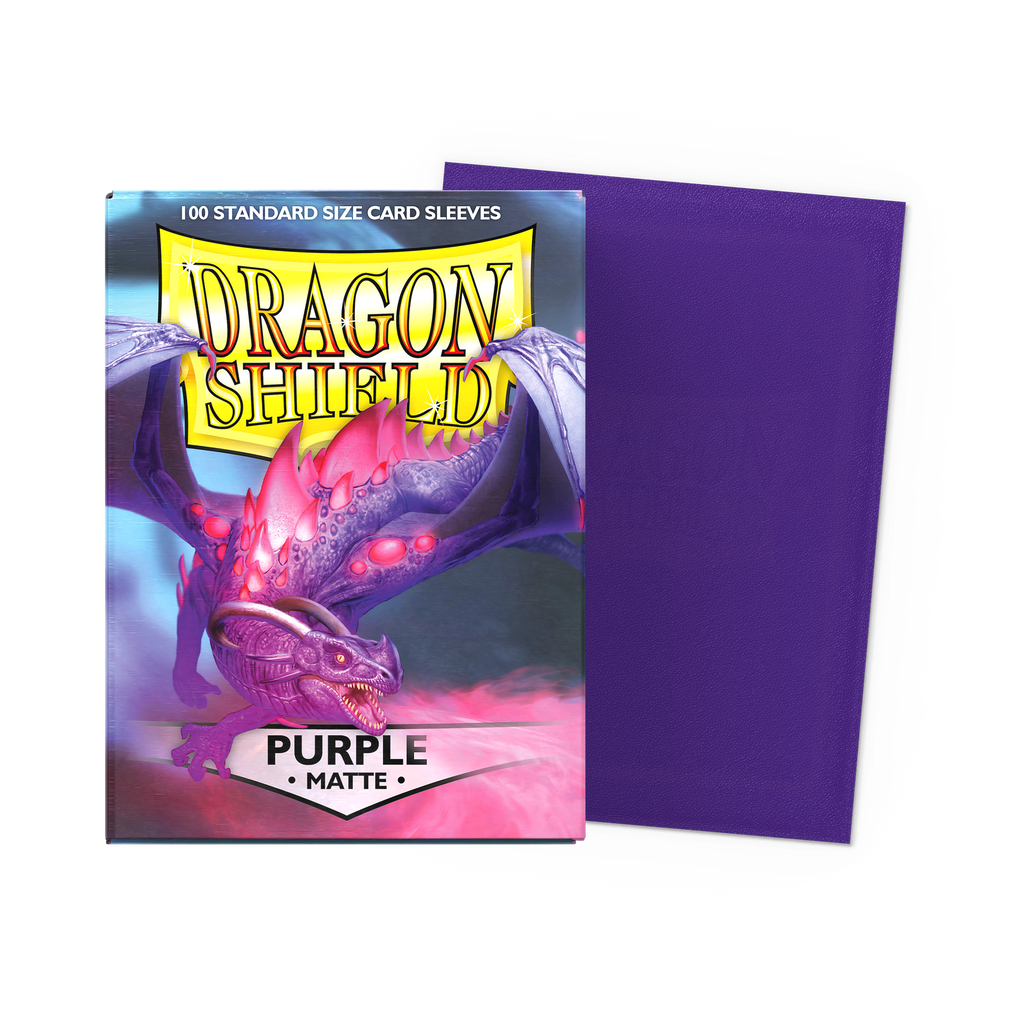 Dragon Shield Matte Sleeves Purple