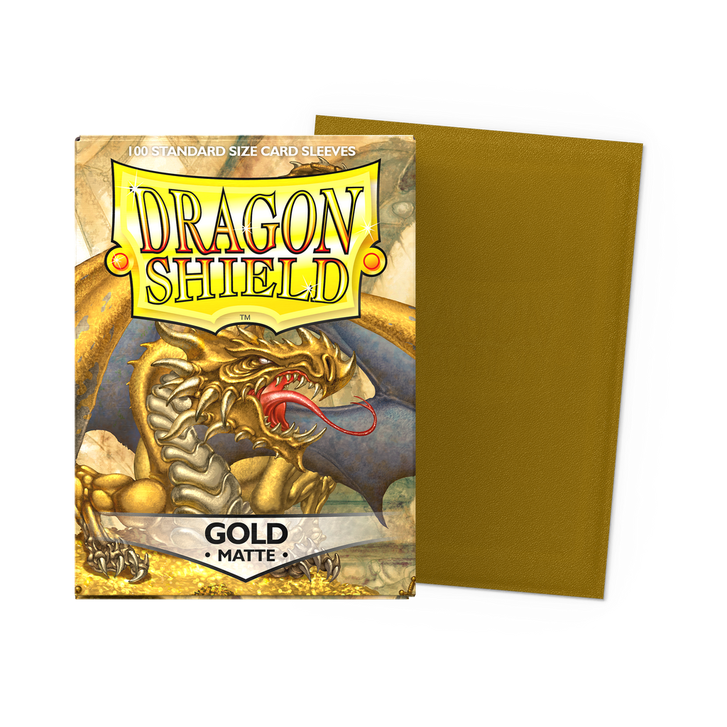 Dragon Shield Matte Sleeves Gold