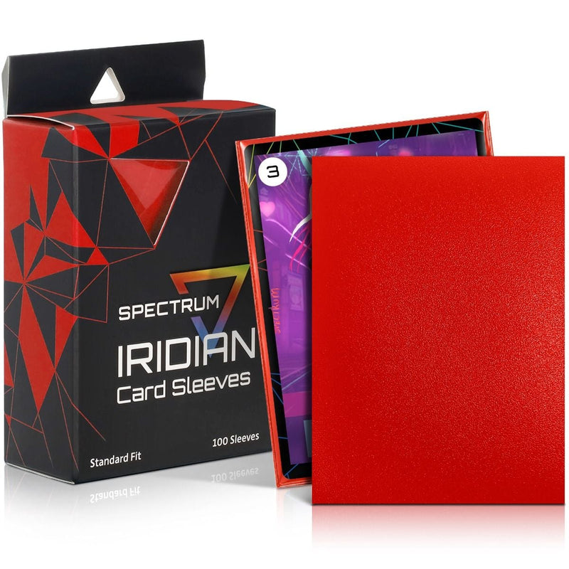 BCW Spectrum Iridian Matte Sleeves Red