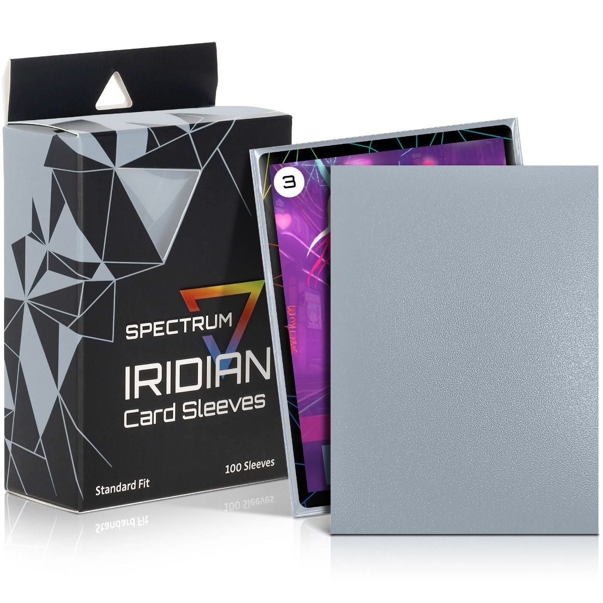 BCW Spectrum Iridian Matte Sleeves Silver
