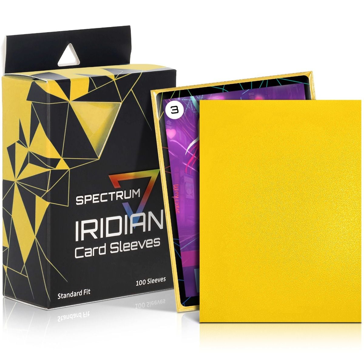 BCW Spectrum Iridian Matte Sleeves Yellow