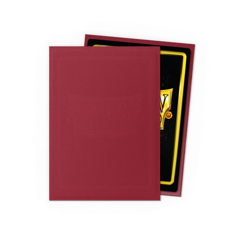 Dragon Shield Matte Sleeves Blood Red