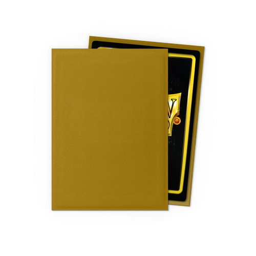 Dragon Shield Matte Sleeves Gold